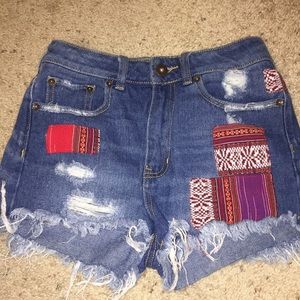 PacSun denim shorts
